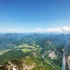 Flugwegposition um 12:14:08: Aufgenommen in der Nähe von Landl, Österreich in 2360 Meter